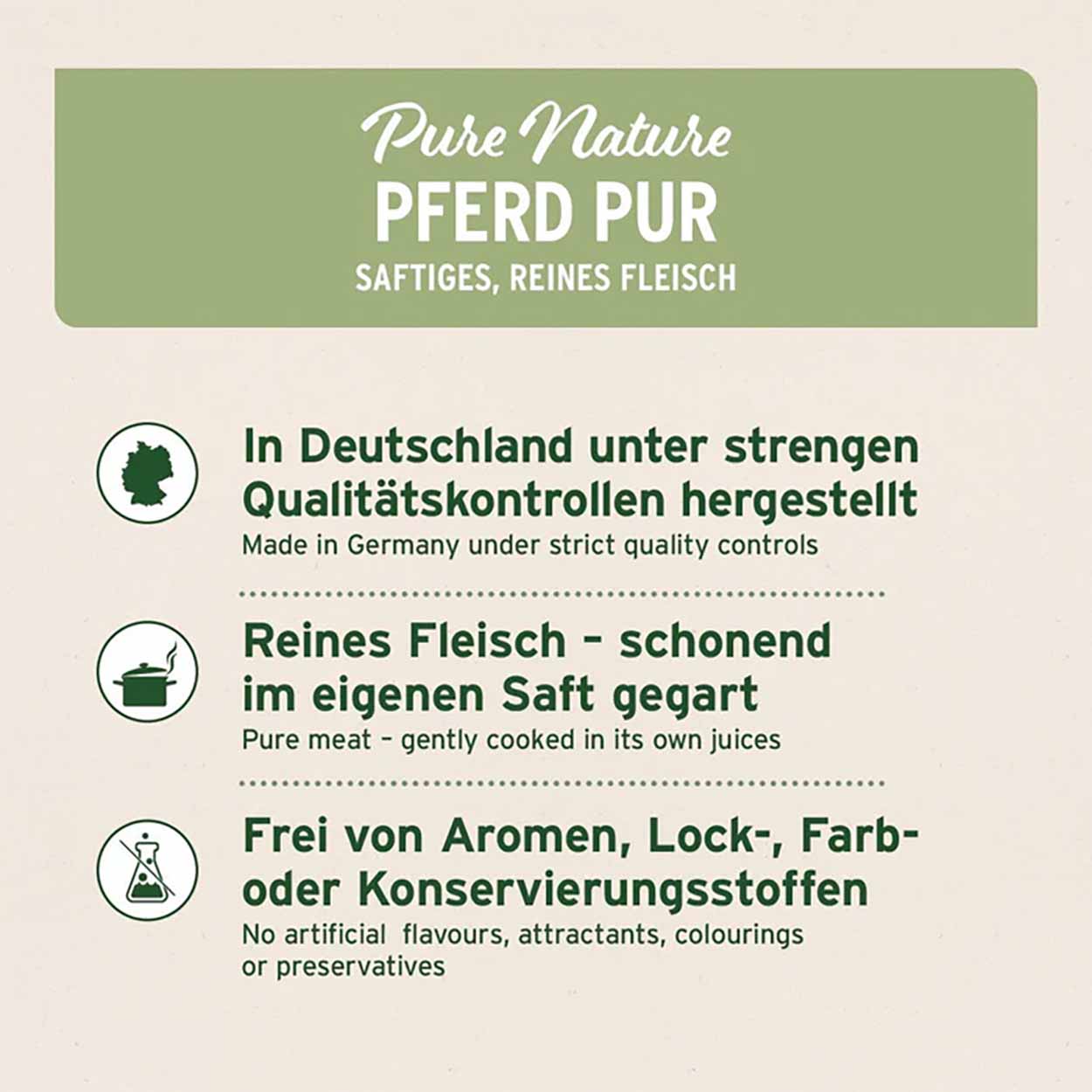 AniForte Nassfutter Ranch Horse Pferd Pur