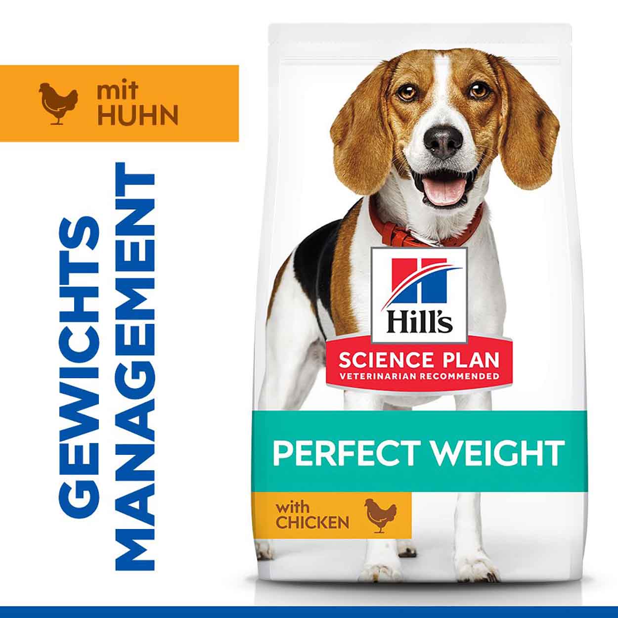 Hills Science Plan Hund Perfect Weight Medium Adult Huhn 12kg
