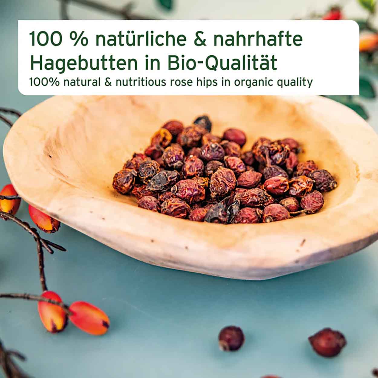 AniForte Pferd Hagebutten ganze Früchte 1kg