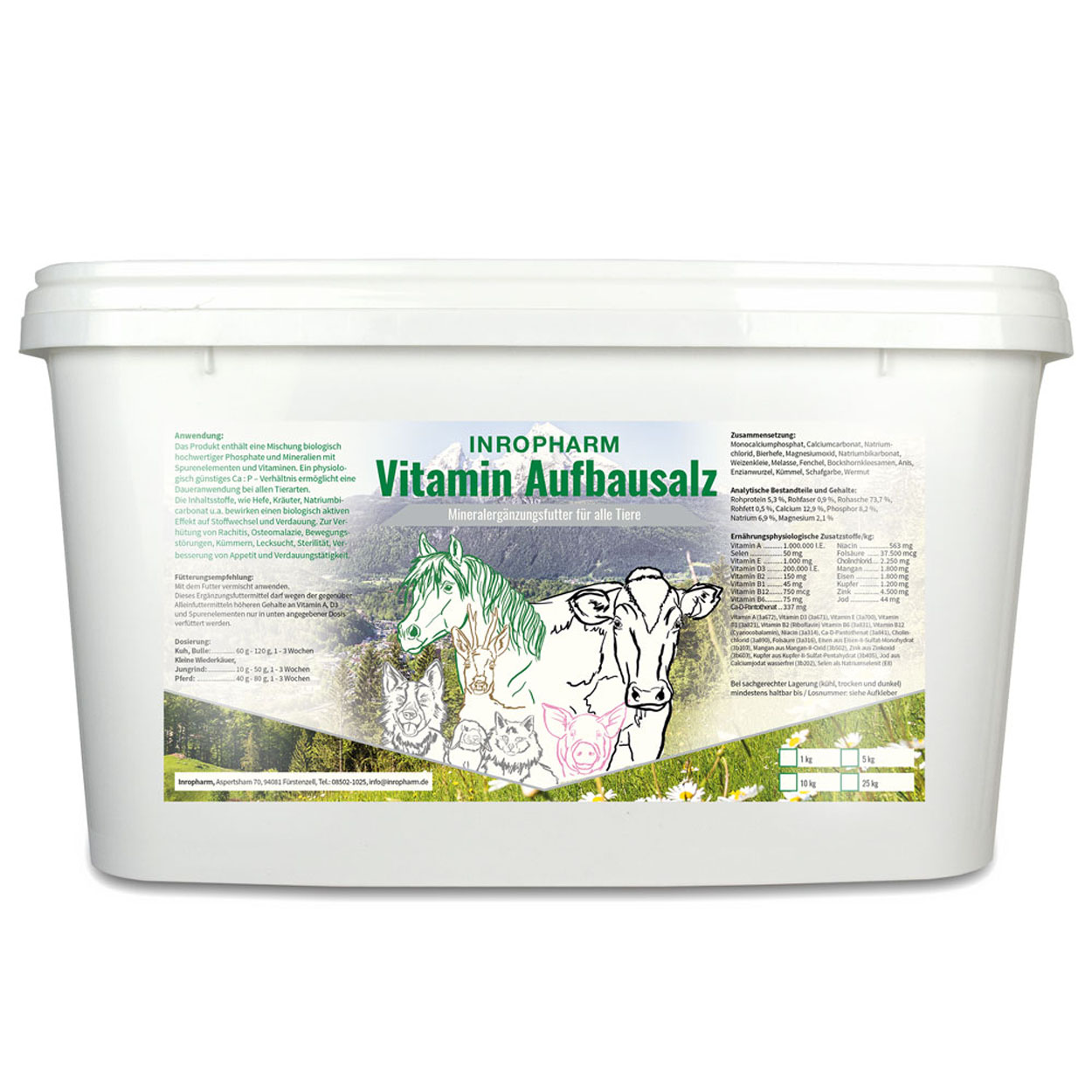 Vitamin Aufbausalz F 5kg