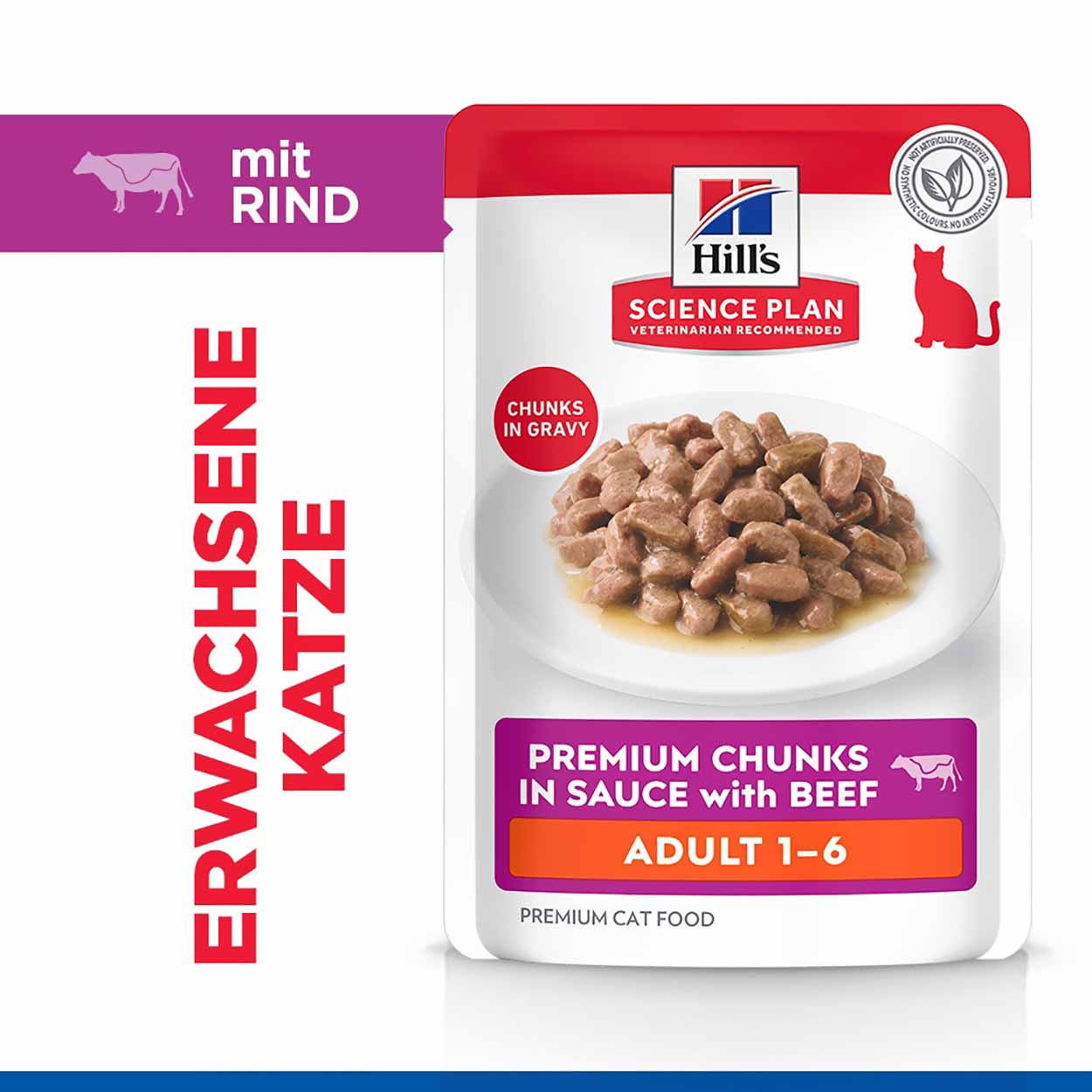 Hills Science Plan Katze Adult Rind 12x85g