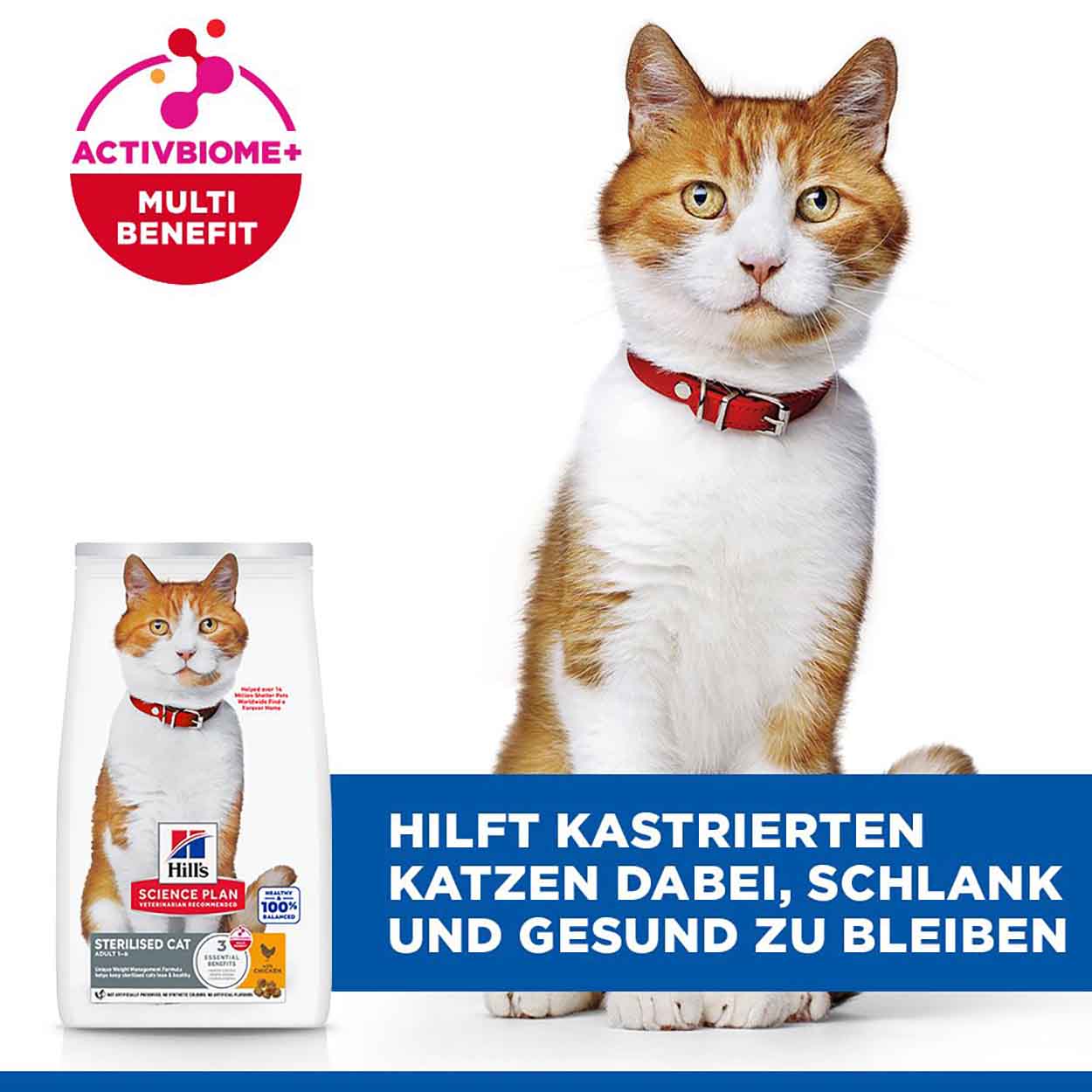 Hills Science Plan Katze Sterilised Cat Adult Huhn 3kg 