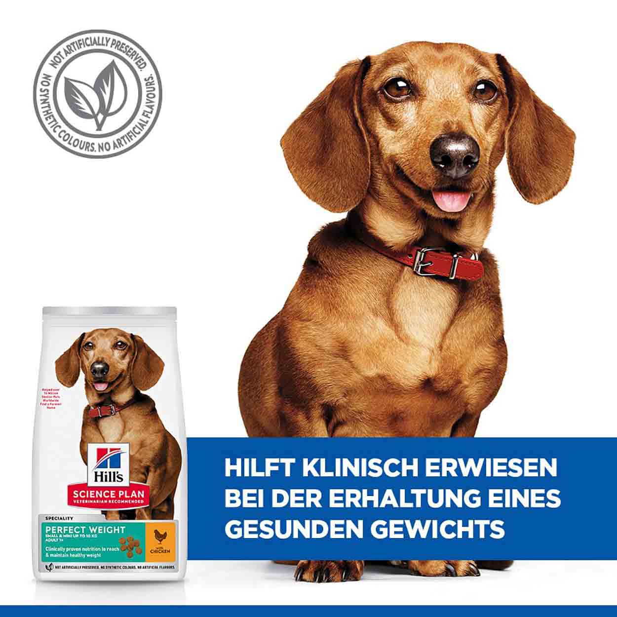 Hills Science Plan Hund Perfect Weight Small & Mini Adult Huhn 1,5kg