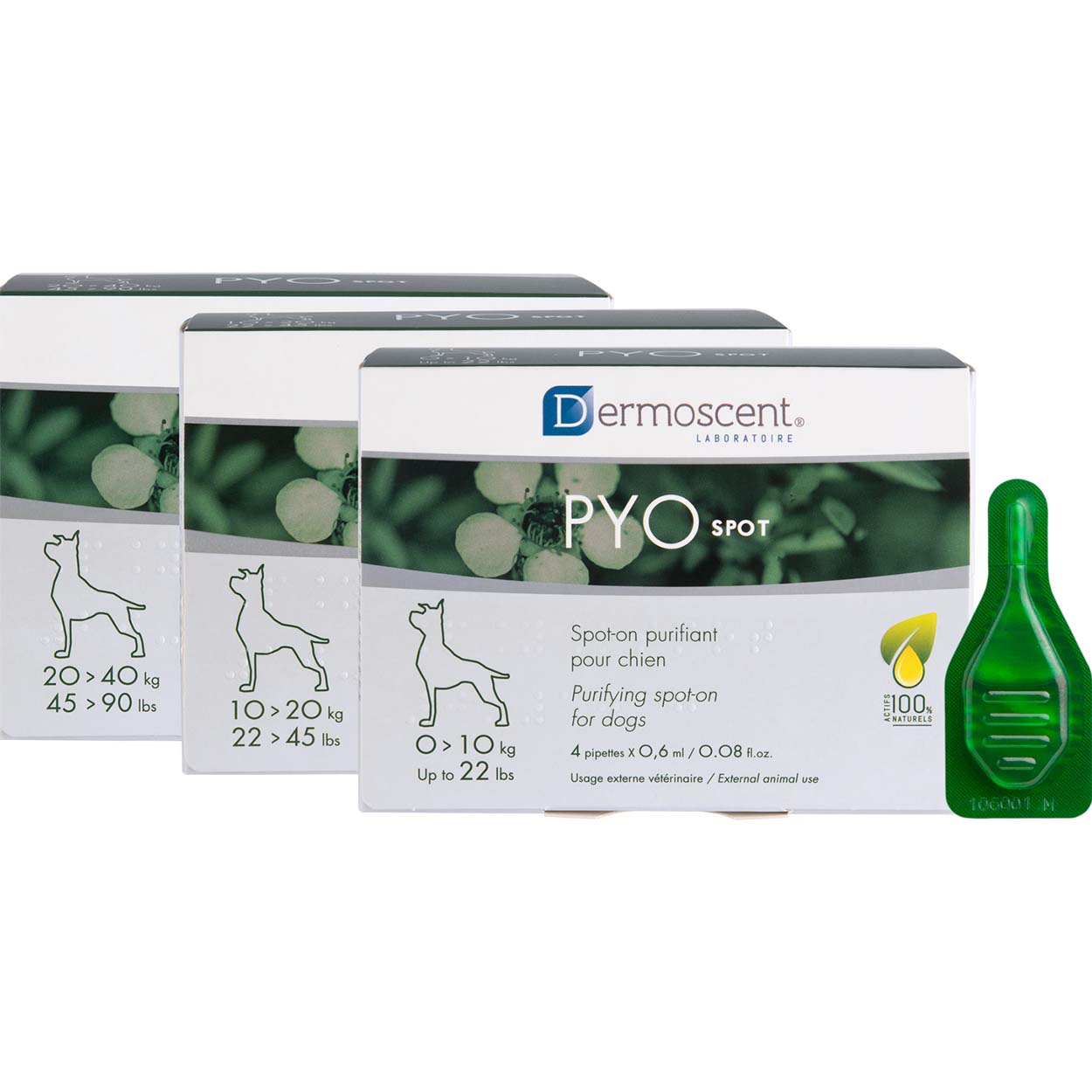 Dermoscent PYOspot spot-on Hund 4x2,4ml (20-40kg)