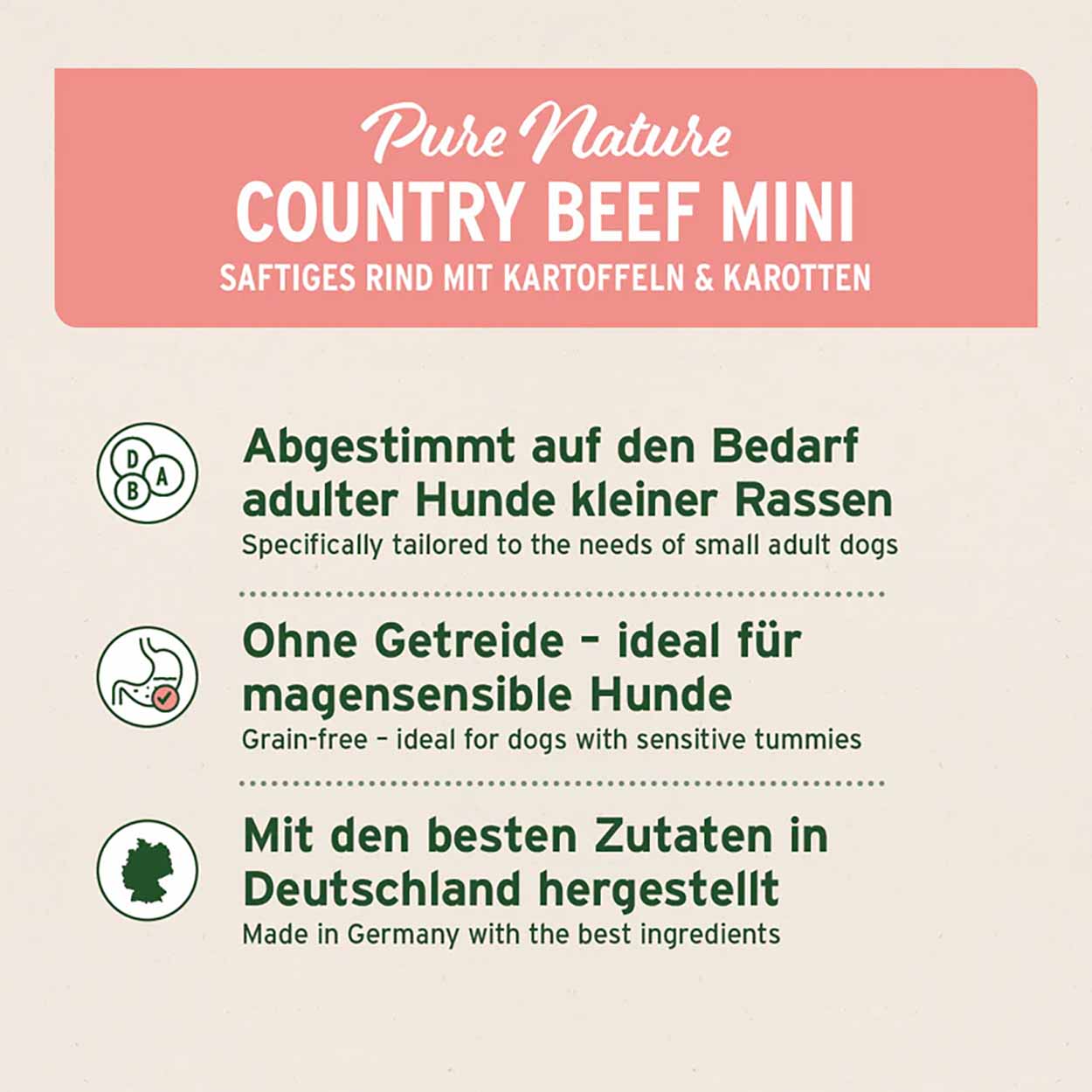 AniForte Pure Nature Country Rind Mini 5kg