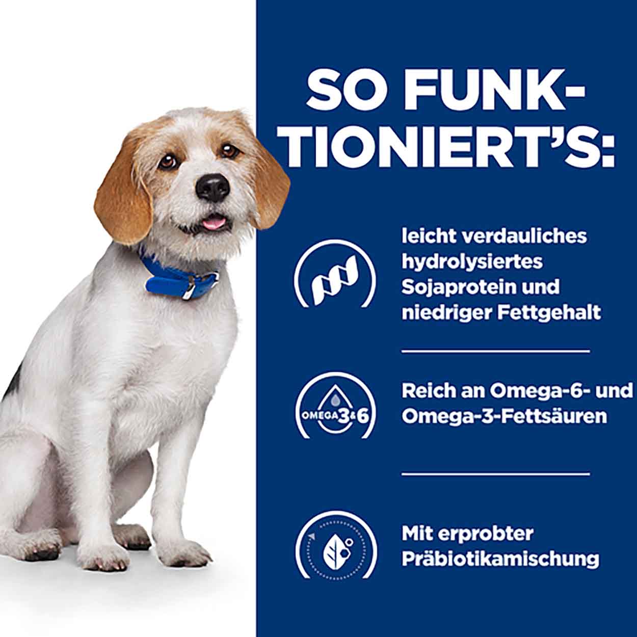 Hills Canine z/d low fat Soy3 kg fr Hunde, bei Futterallergien