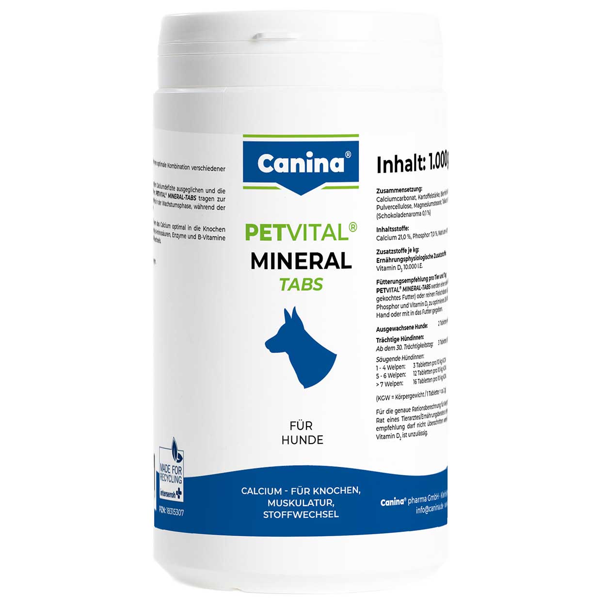 Canina Petvital Mineral Tabs