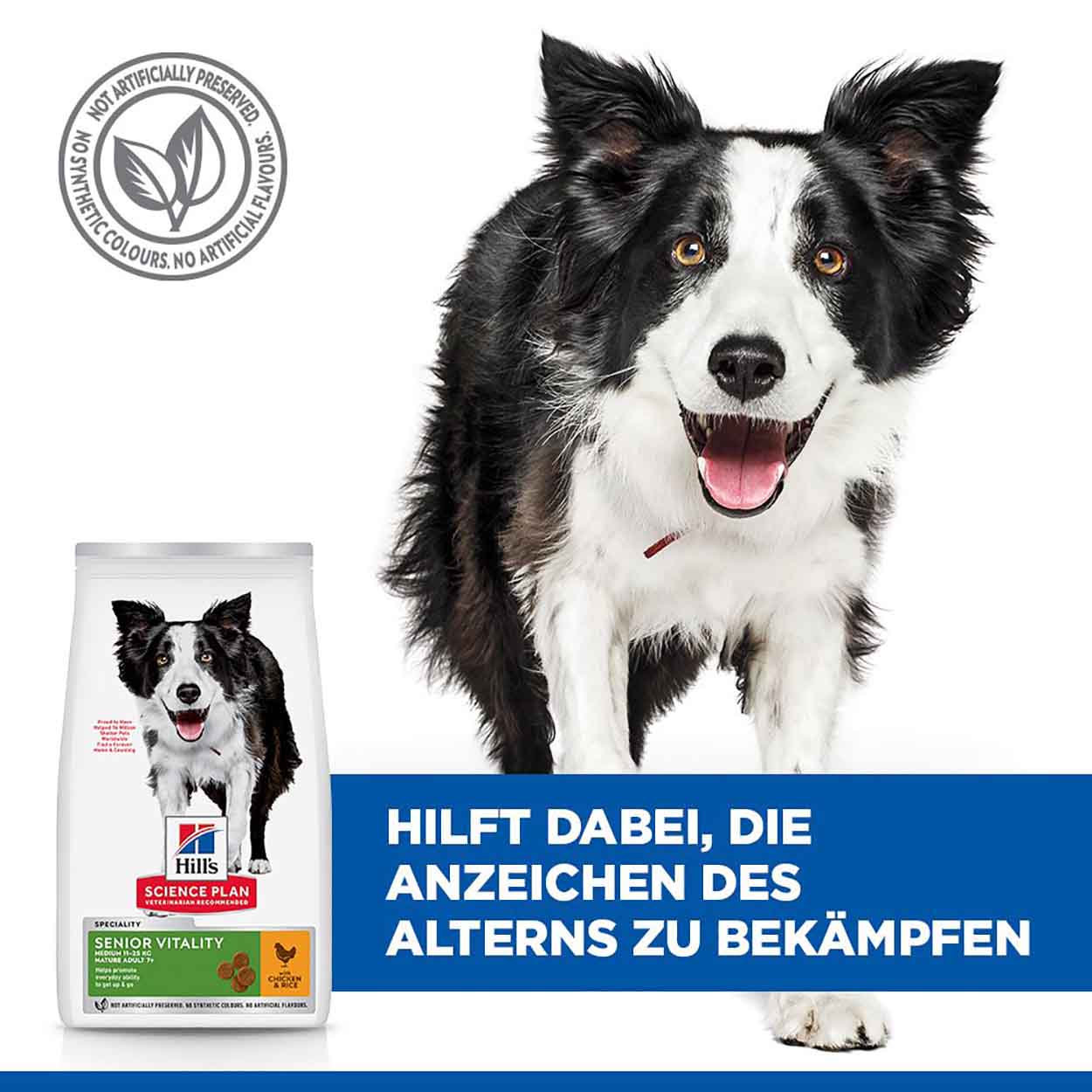 Hills Science Plan Hund Senior Vitality Medium Mature Adult 7+ Huhn 14kg
