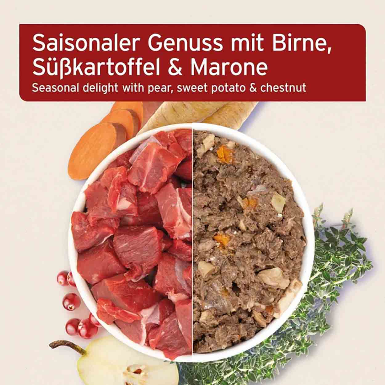 AniForte Nassfutter Winter Reindeer 6x400g 