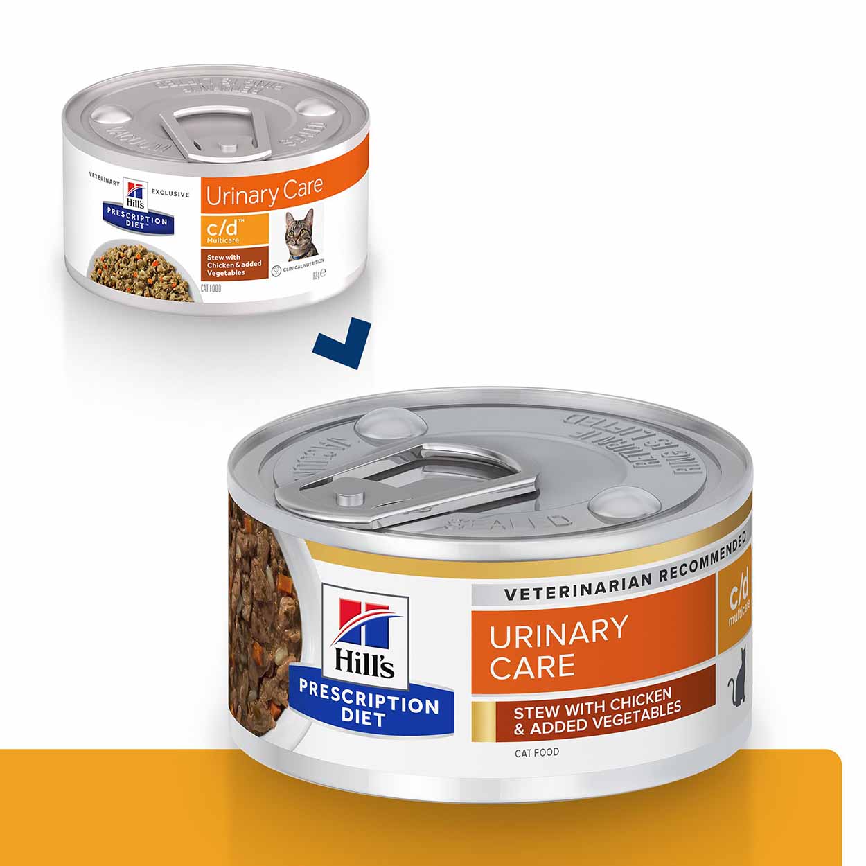 Hills Feline c/d multicare Ragout Huhn 24x82g 