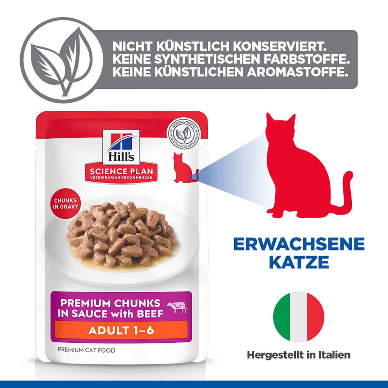Hills Science Plan Katze Adult Rind 12x85g