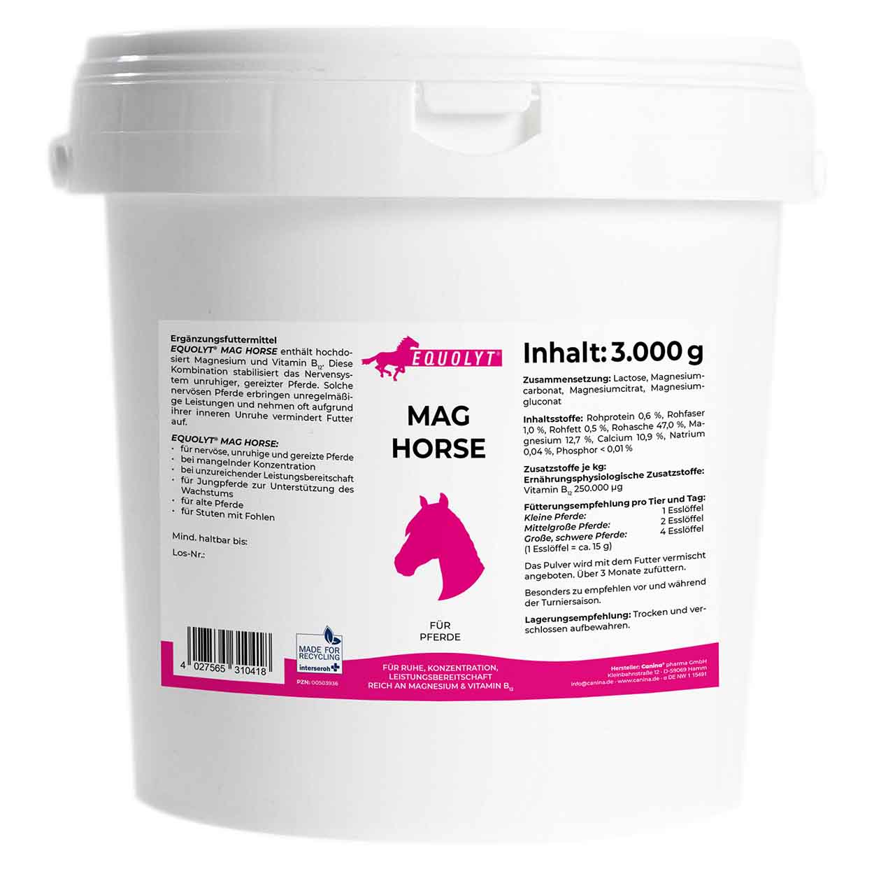 Canina Equolyt Mag Horse
