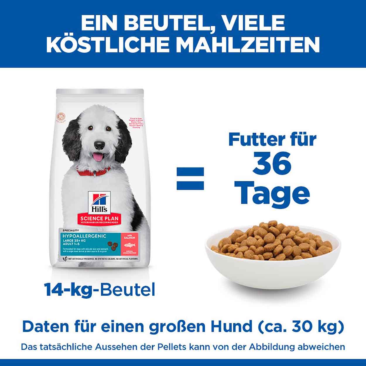 Hills Science Plan Hund Hypoallergenic Large Breed Adult Lachs 14kg
