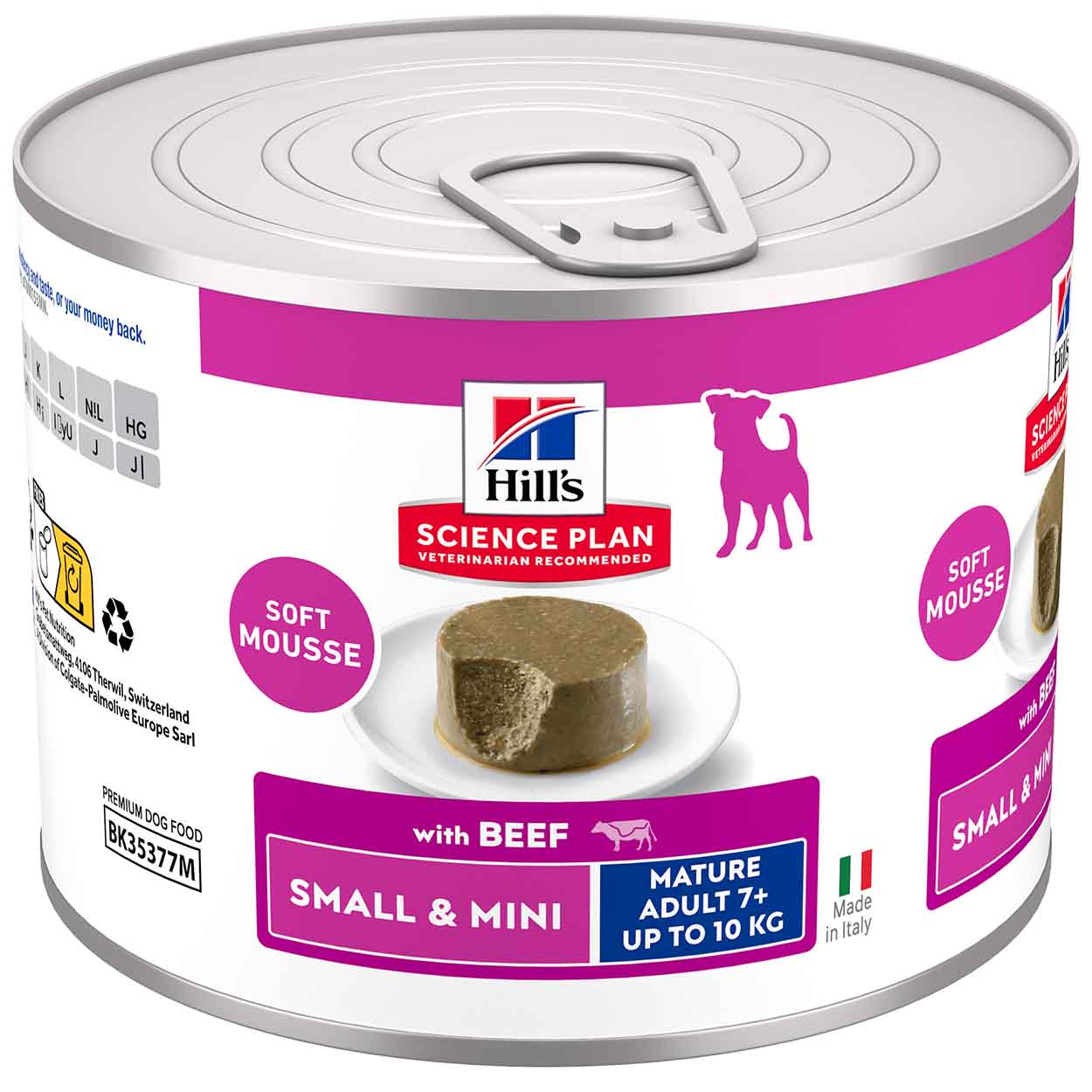 Hills Science Plan Hund Small & Mini Mature Adult Mousse Rind 12x200g