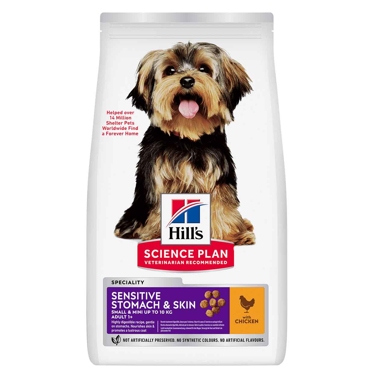 Hills Science Plan Hund Sensitive Stomach Skin Small & Mini Adult Huhn 1,5kg