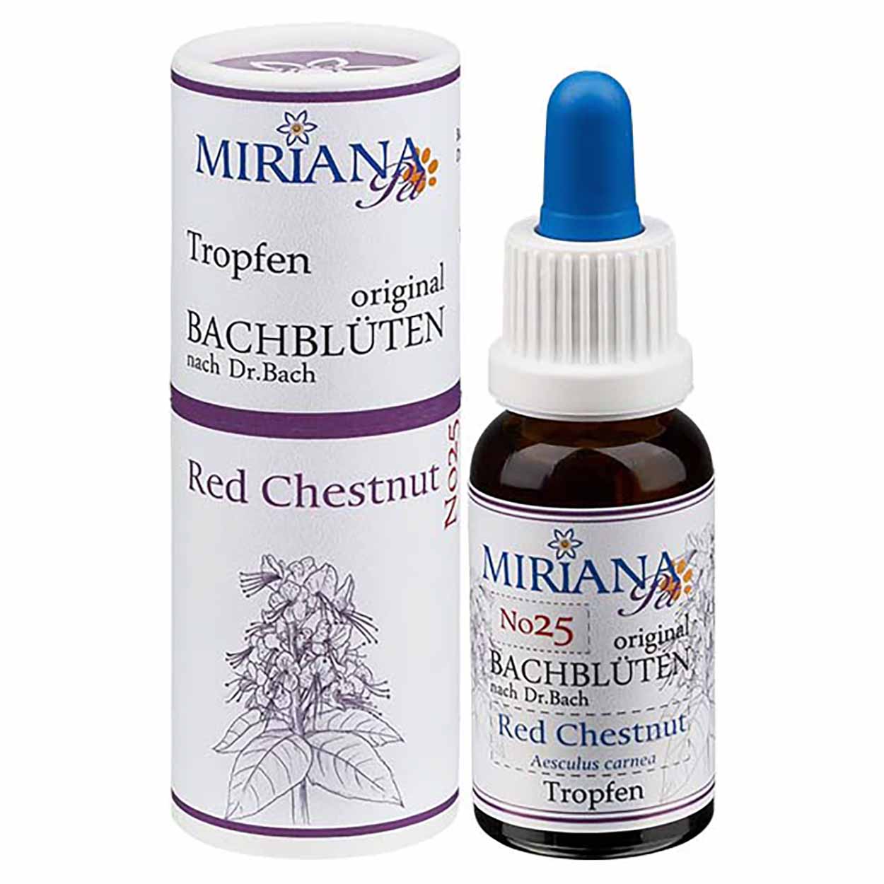 Bachblüten 25 Red Chestnut 20ml