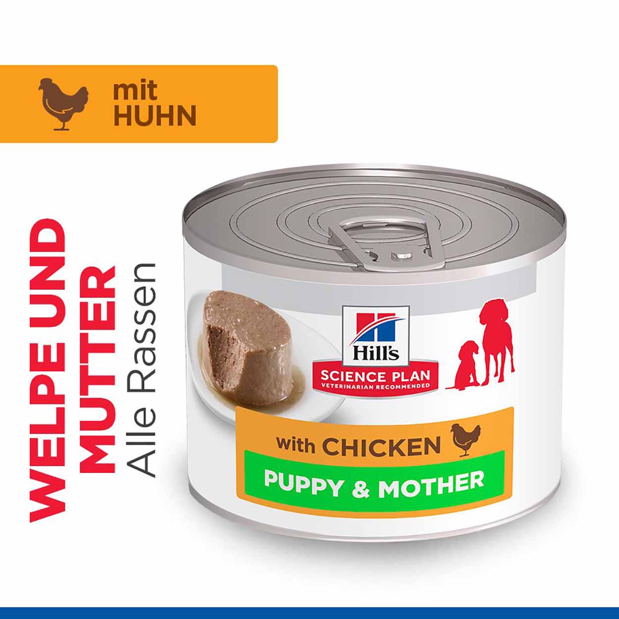 Hills Science Plan Hund Puppy & Mother Tender Mousse Huhn 12x200g