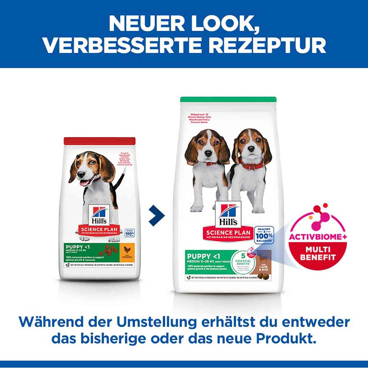 Hills Science Plan Hund Medium Puppy Lamm & Reis 14kg