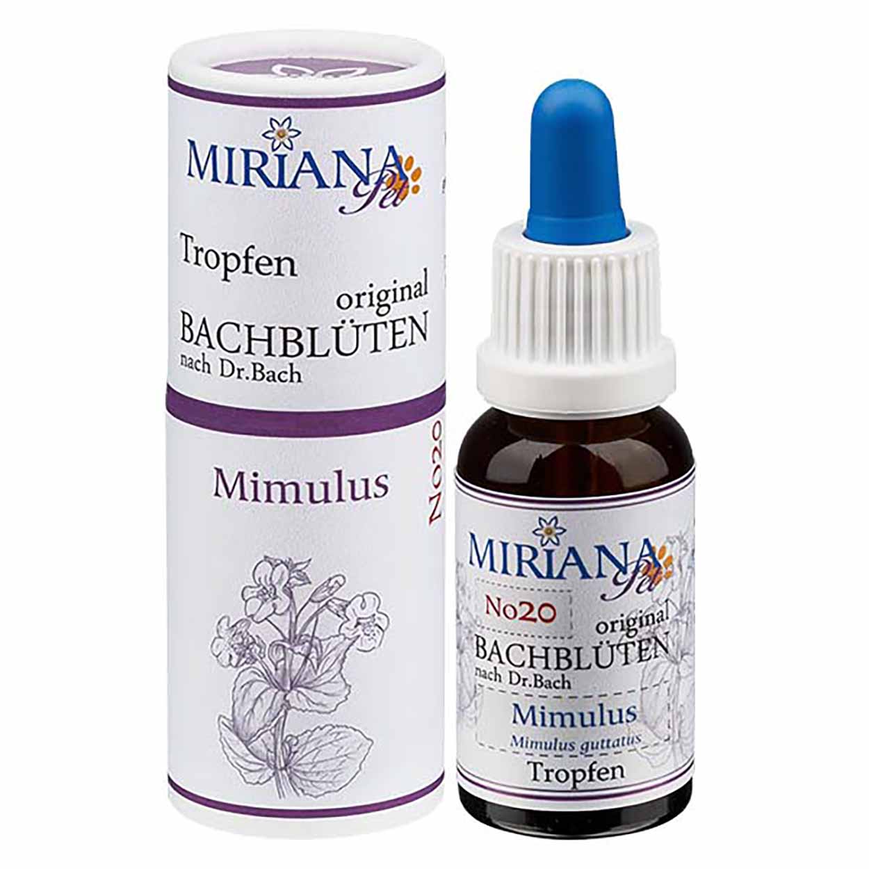 Bachblüten 20 Mimulus 20ml