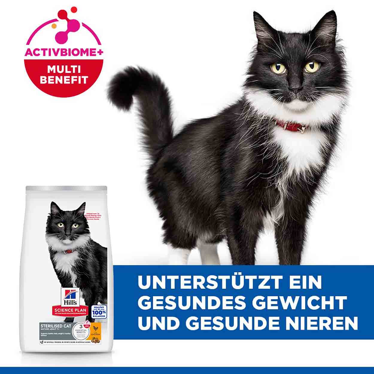 Hills Science Plan Katze Sterilised Cat Mature Adult 7+  Huhn 1,5kg