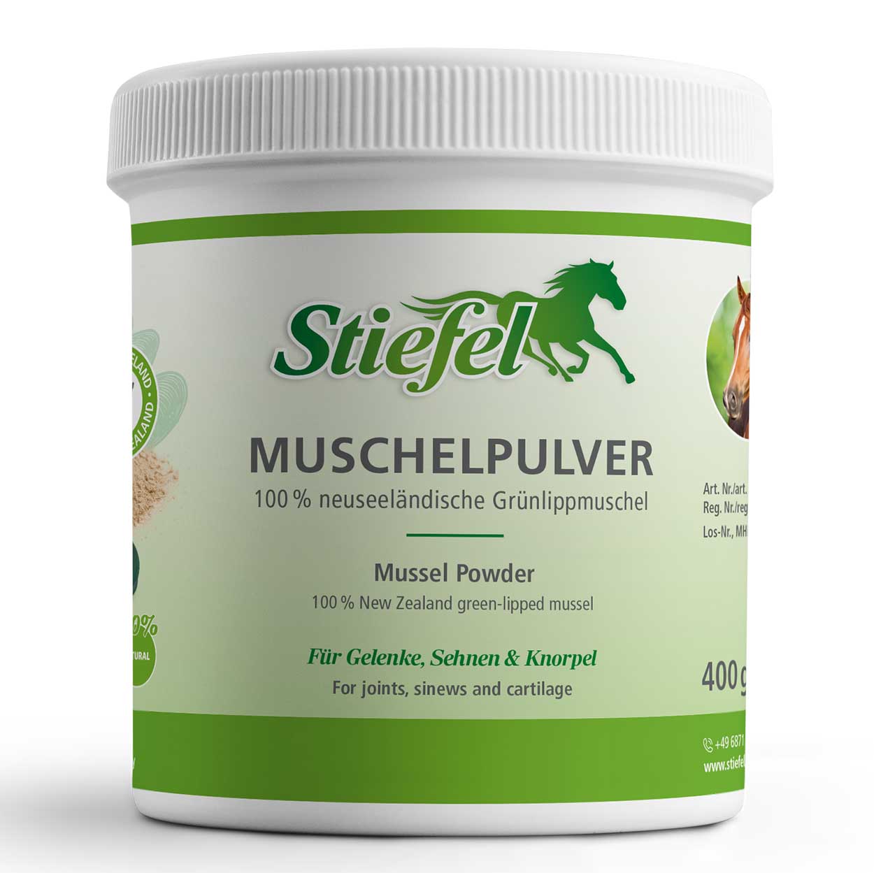 Stiefel Muschelpulver 400g