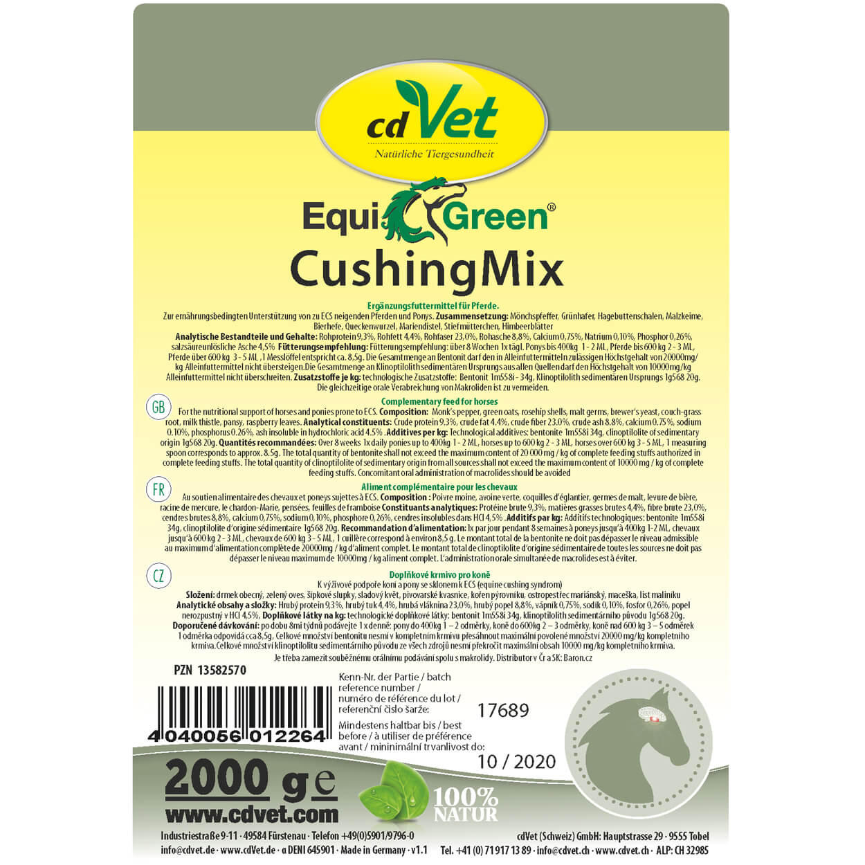 cdVet EquiGreen CushingMix