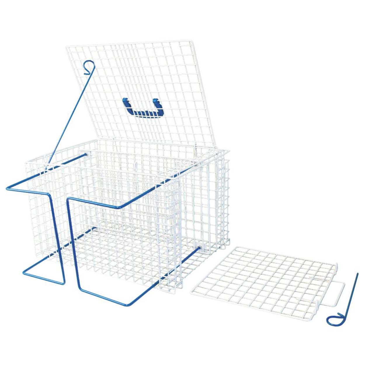 Katzenkäfig mit Zwangsvorrichtung und 2 Öffnungen 44x30x30cm
