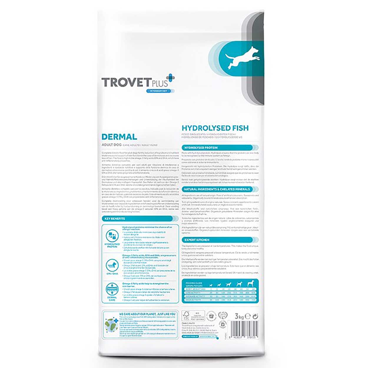 Trovet Plus Dermal Hund Adult Fisch 3kg