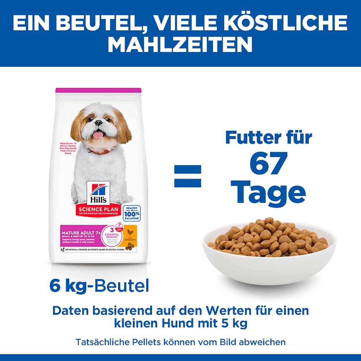 Hills Science Plan Hund Mature Adult 7+ Small & Mini Huhn 3kg 