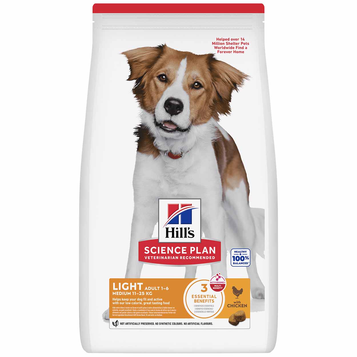 Hills Science Plan Hund Light Medium Adult Huhn 14kg