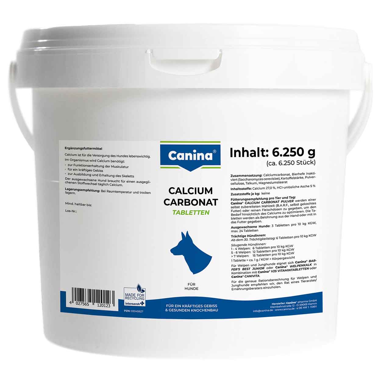 Canina Calcium Carbonat Tabletten