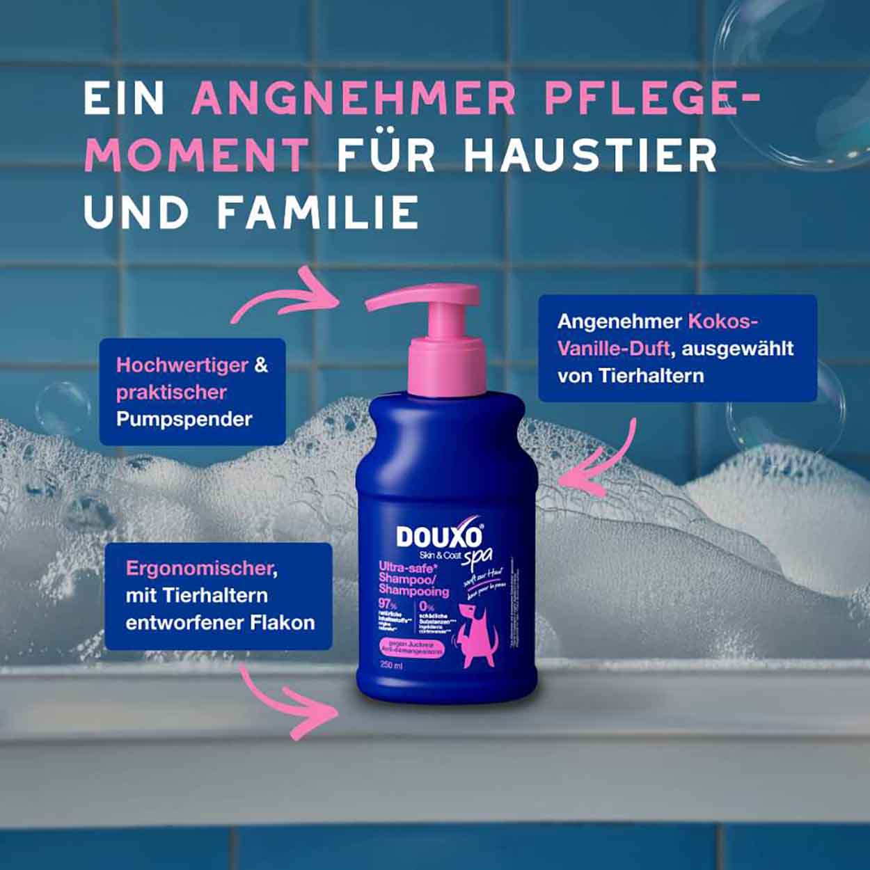 DOUXO SPA Shampoo gegen Juckreiz 250ml DOUXO SPA Shampoo gegen Juckreiz 250ml