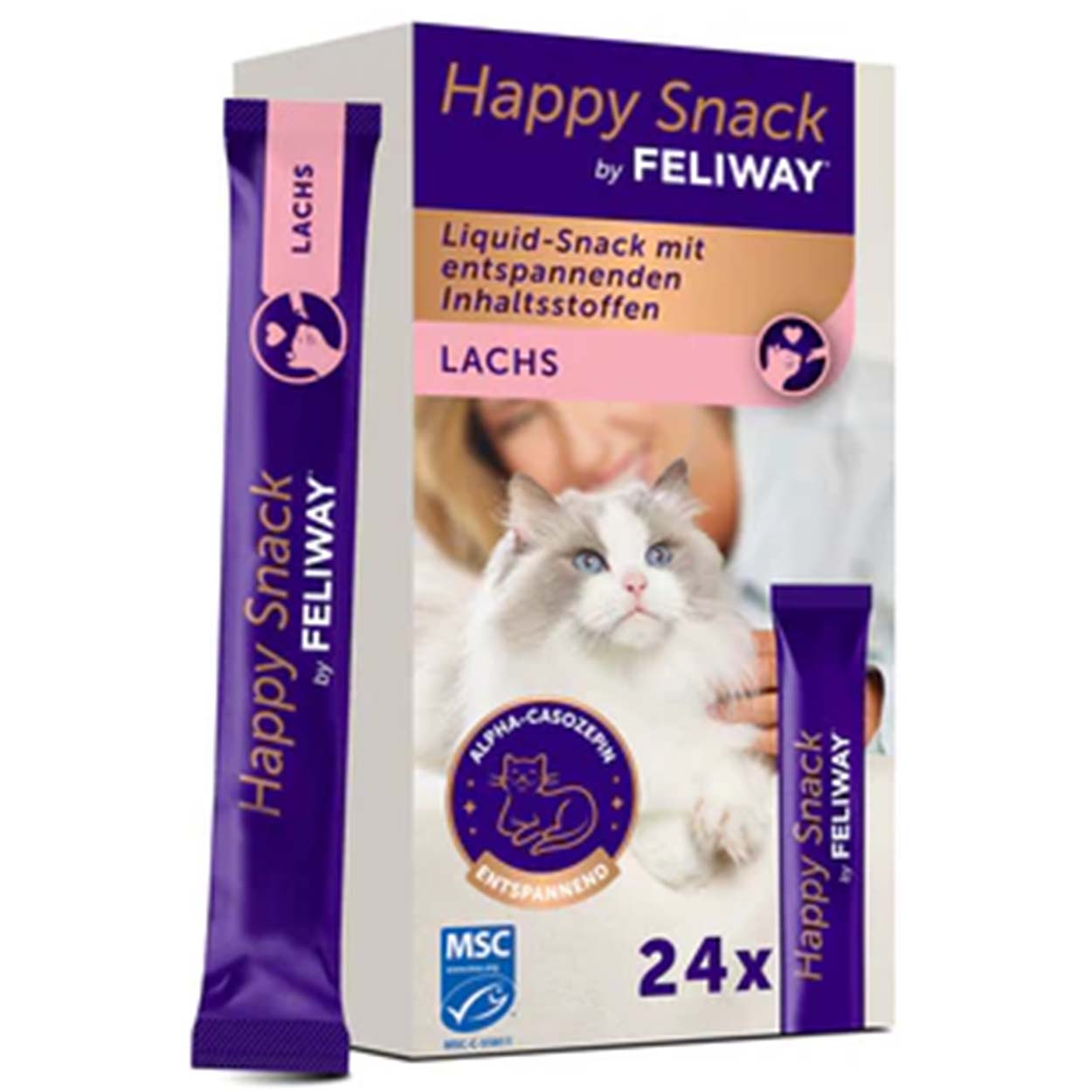 FELIWAY Happy Snack Lachs 24x15g 