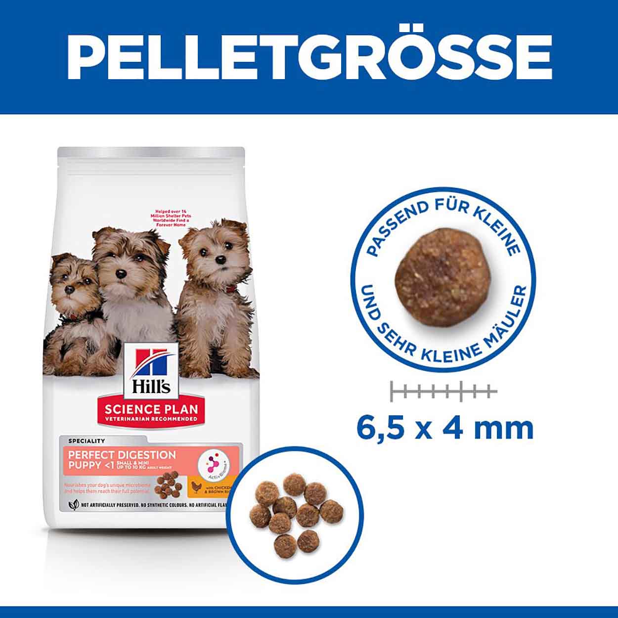 Hills Science Plan Hund Perfect Digestion Small & Mini Puppy Huhn 1,5kg 