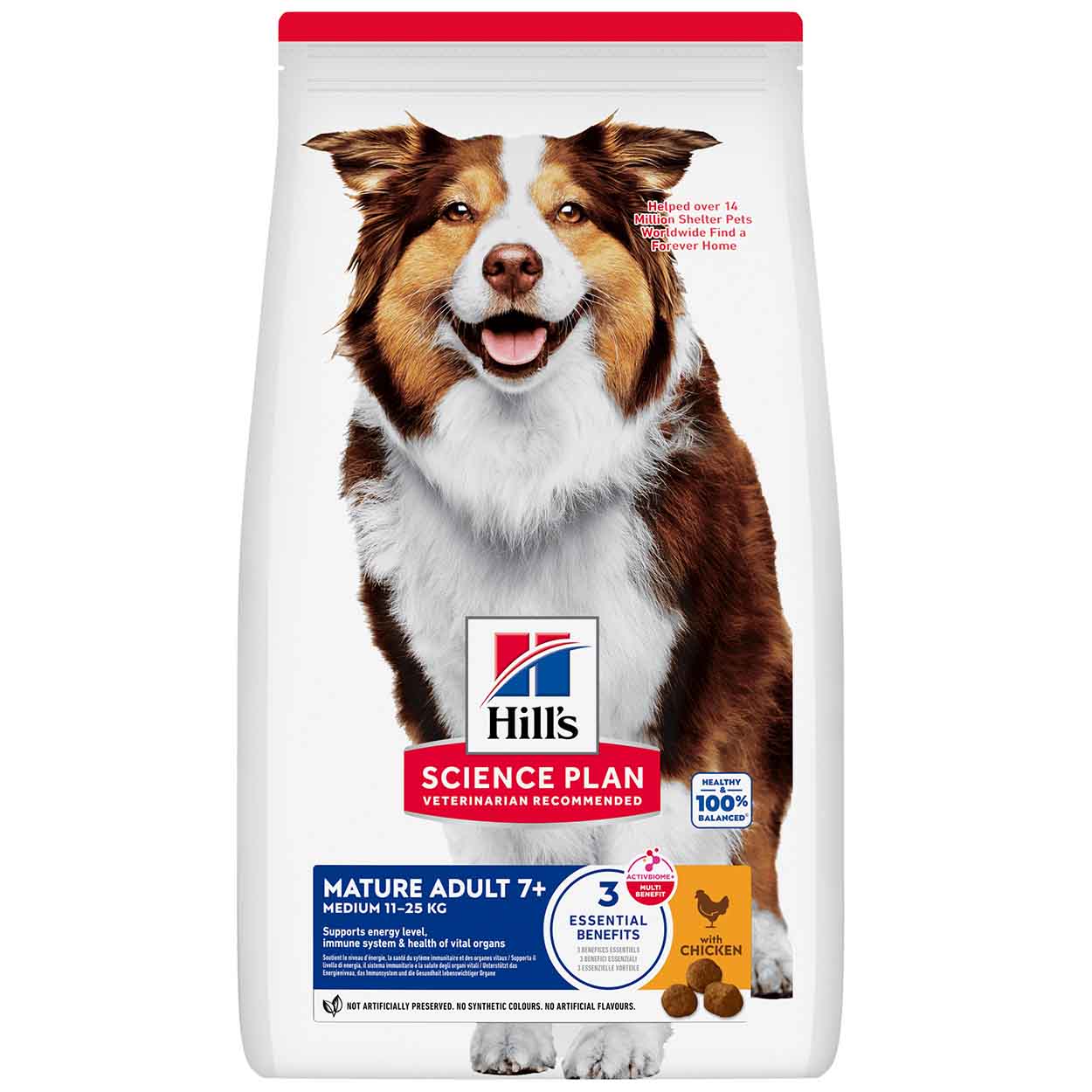 Hills Science Plan Hund Medium Mature Adult 7+ Huhn 6kg