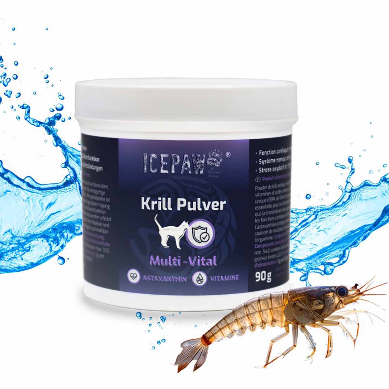 Icepaw Krill Pulver Cat 90g