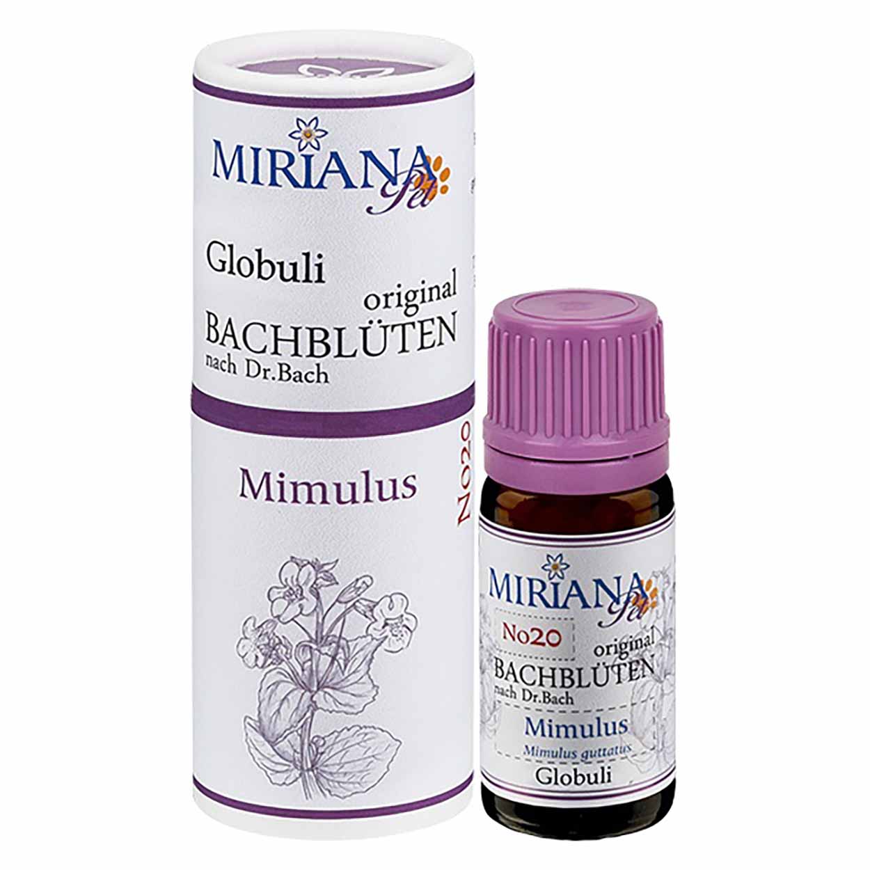 Bachblüten 20 Mimulus Globuli 10g