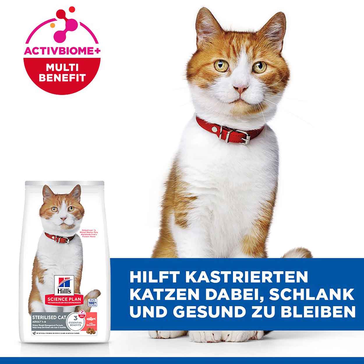Hills Science Plan Katze Sterilised Cat Adult Lachs 10kg