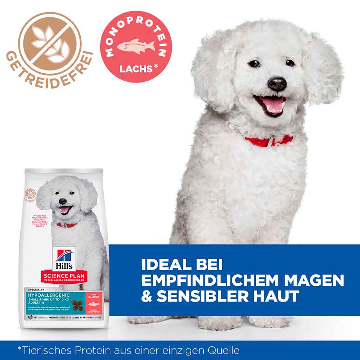 Hills Science Plan Hund Hypoallergenic Medium Adult Lachs 2,5kg