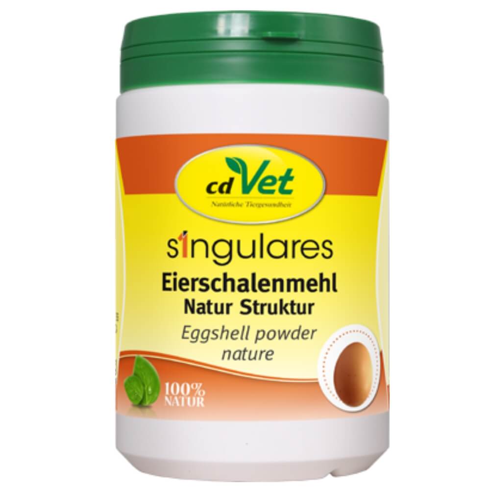 cdVet Singulares Eierschalenmehl Natur Struktur