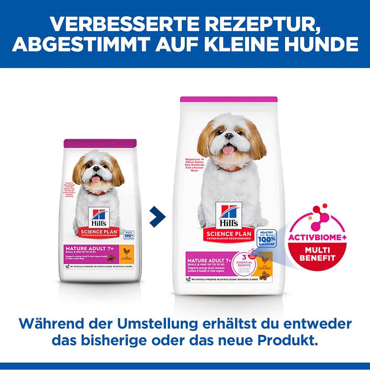 Hills Science Plan Hund Mature Adult 7+ Small & Mini Huhn 3kg 