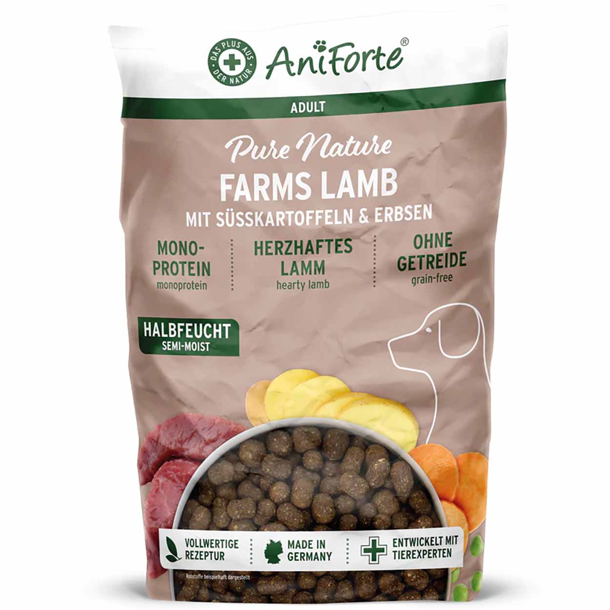 AniForte Pure Nature Farmslamb halbfeucht 12,5kg