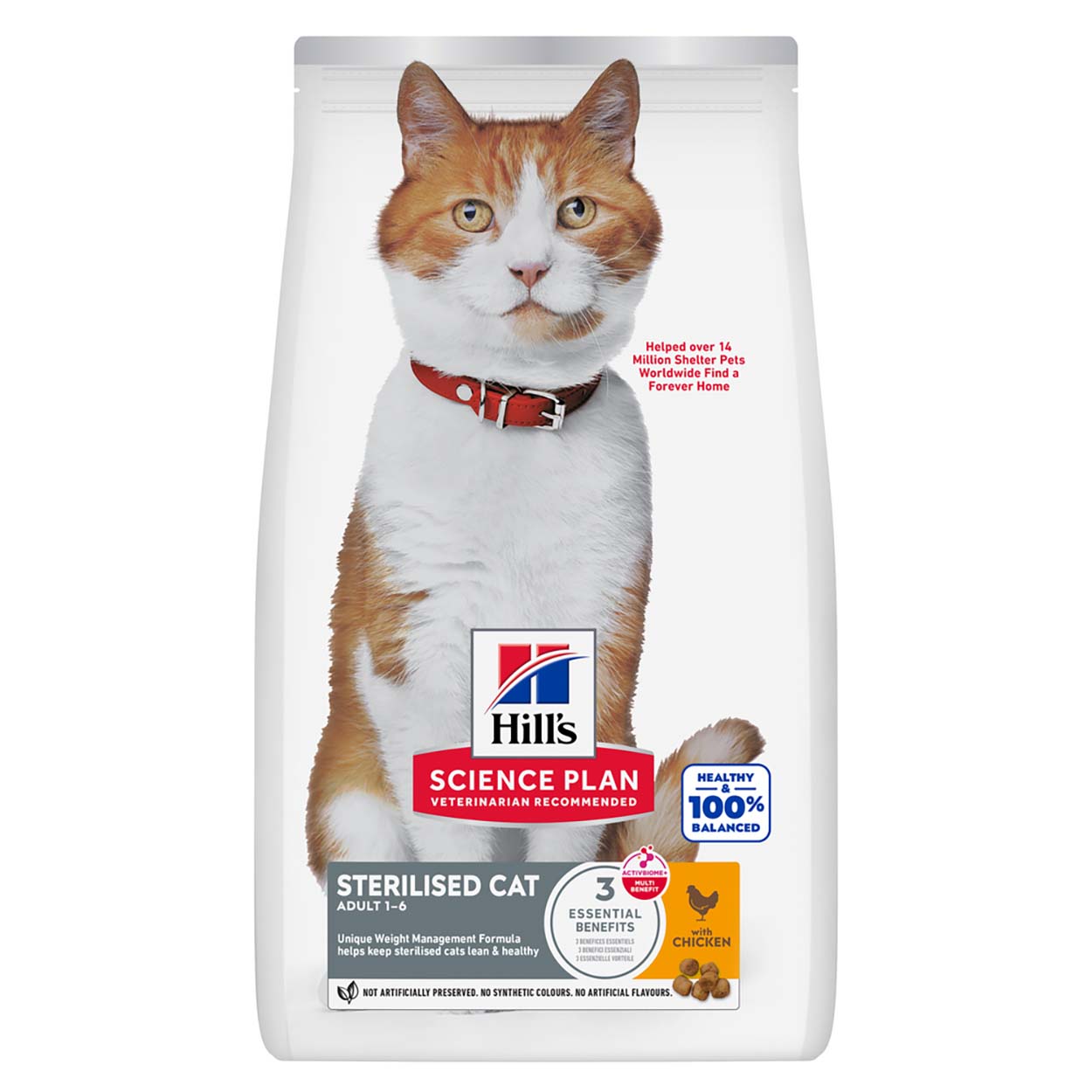 Hills Science Plan Katze Sterilised Cat Adult Huhn 3kg 