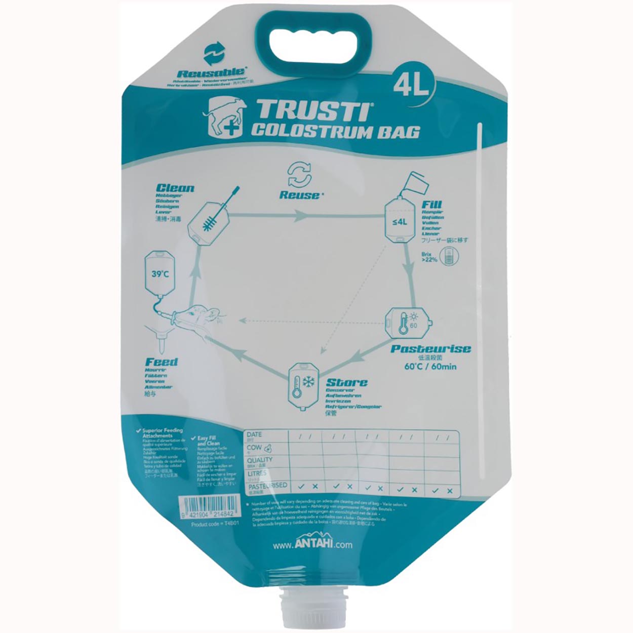Antahi Colostrum Bags Komplettset 1x10 Beutel