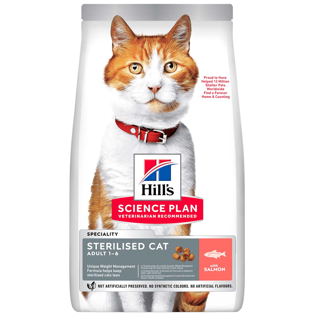 Hills Science Plan Katze Sterilised Cat Adult Lachs 10kg