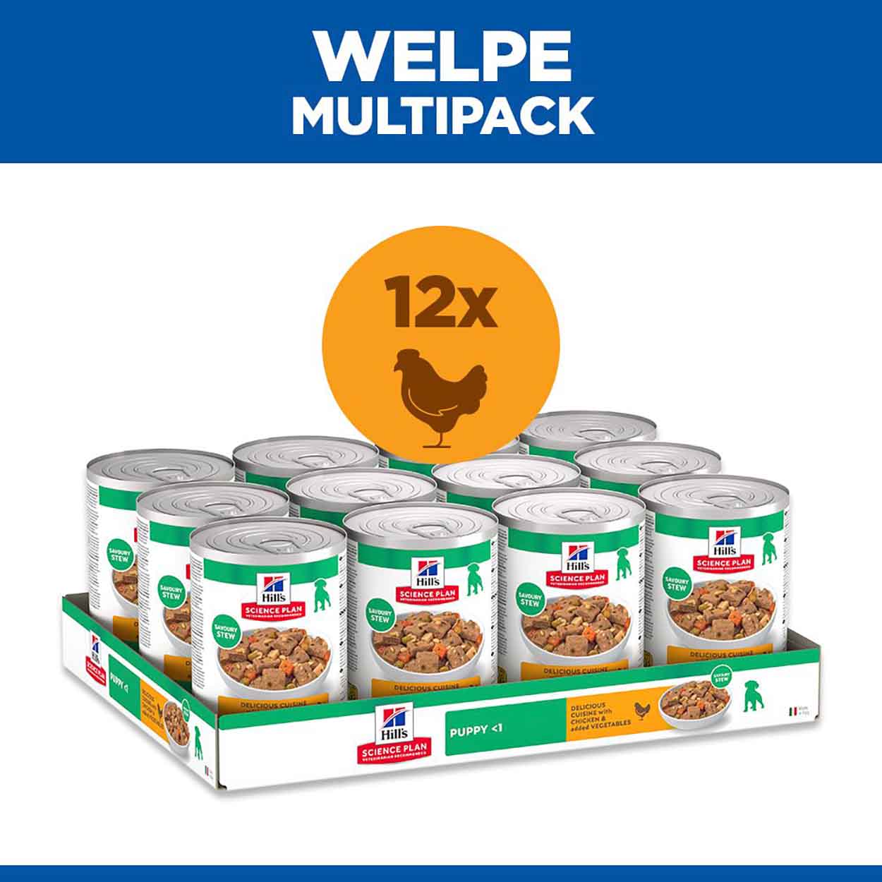 Hills Science Plan Hund Puppy Ragout Huhn 12x363g