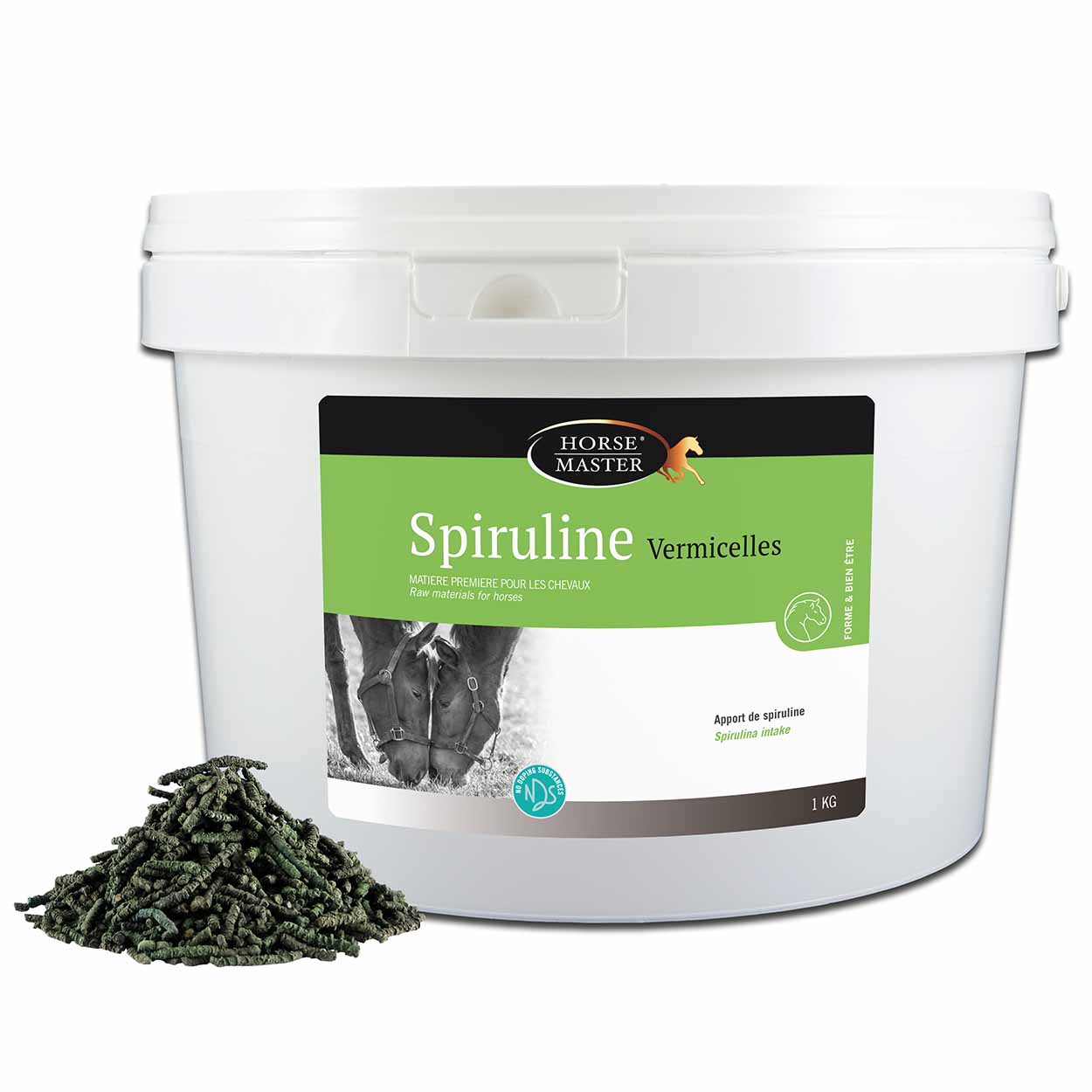 Horse Master Spiruline Vermicelle Pellets 1kg