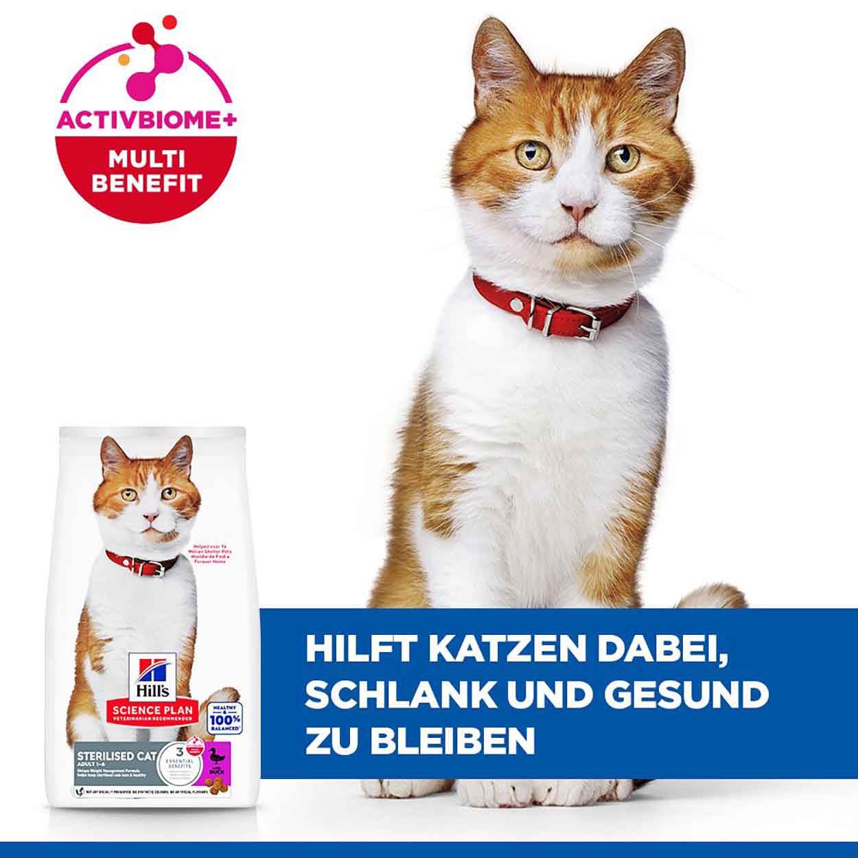 Hills Science Plan Katze Sterilised Cat Adult Ente 3kg 