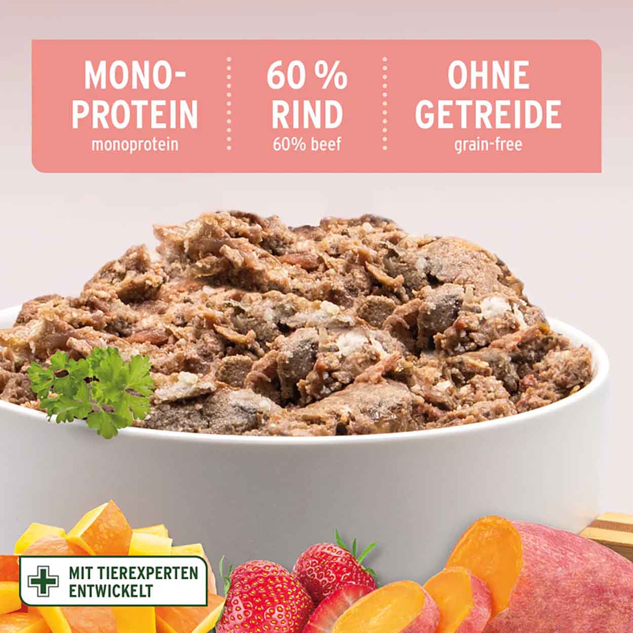 AniForte Nassfutter Junior Menue Rind 6x400g