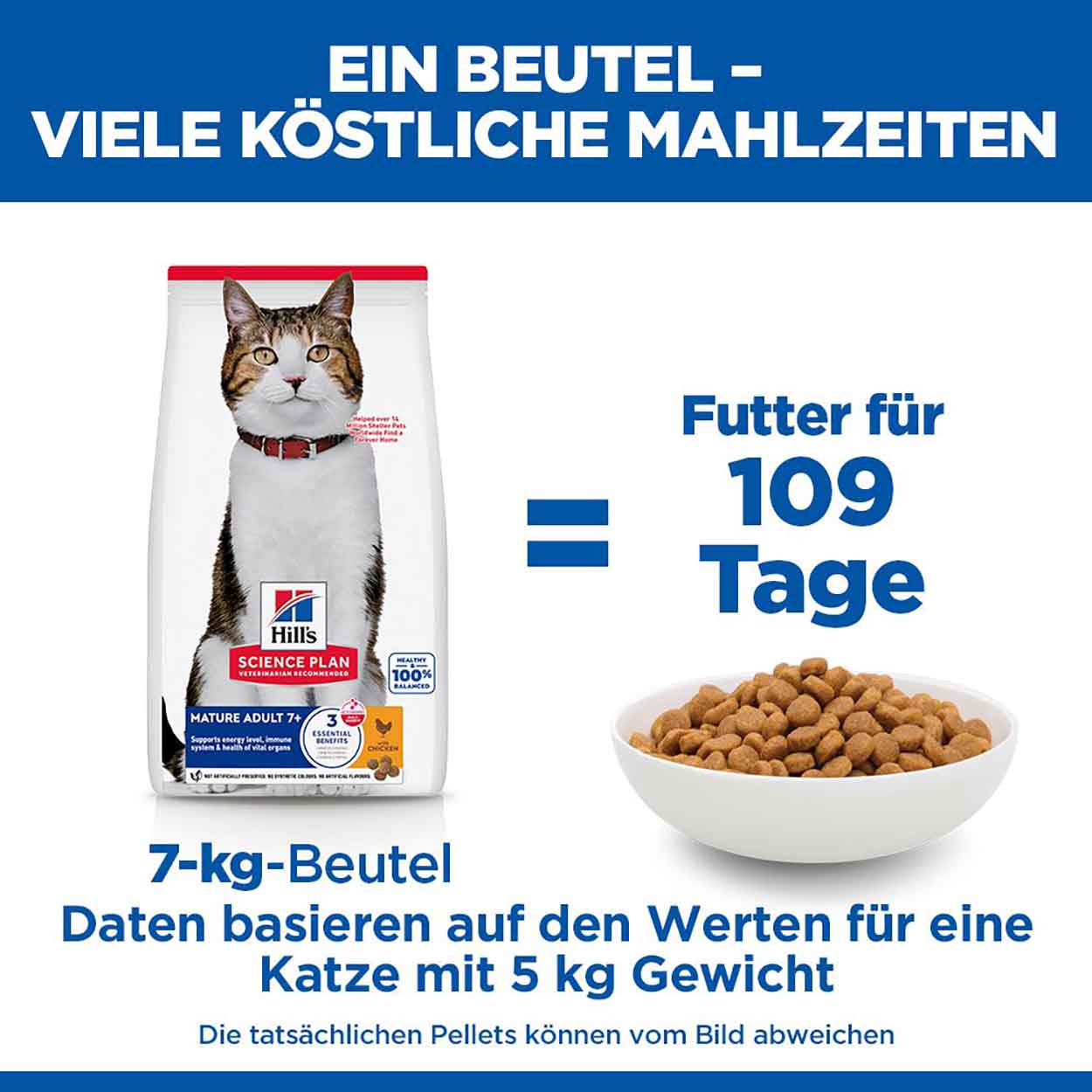 Hills Science Plan Katze Mature Adult 7+ Huhn 3kg 